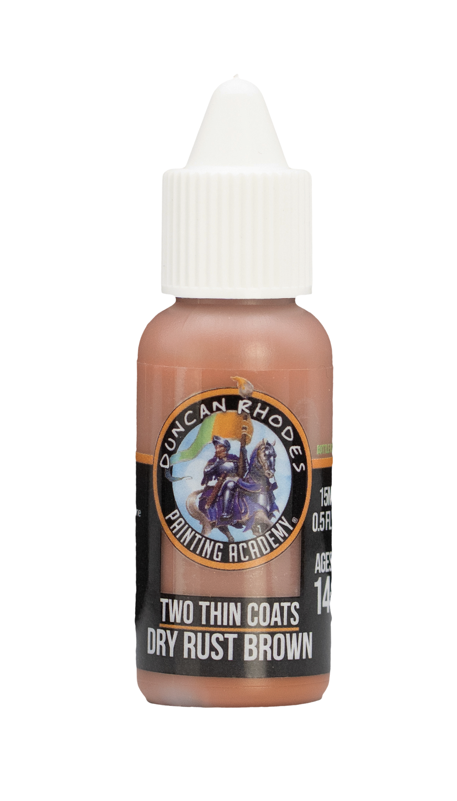 Two Thin Coats: Dry Rust Brown - Midtone