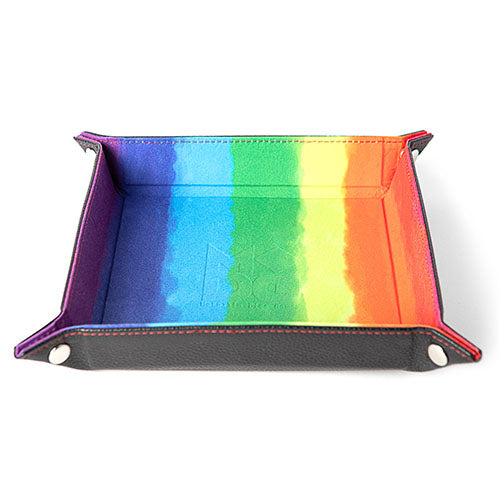 Fanroll - Fold Up Velvet Dice Tray w/ PU Leather Backing